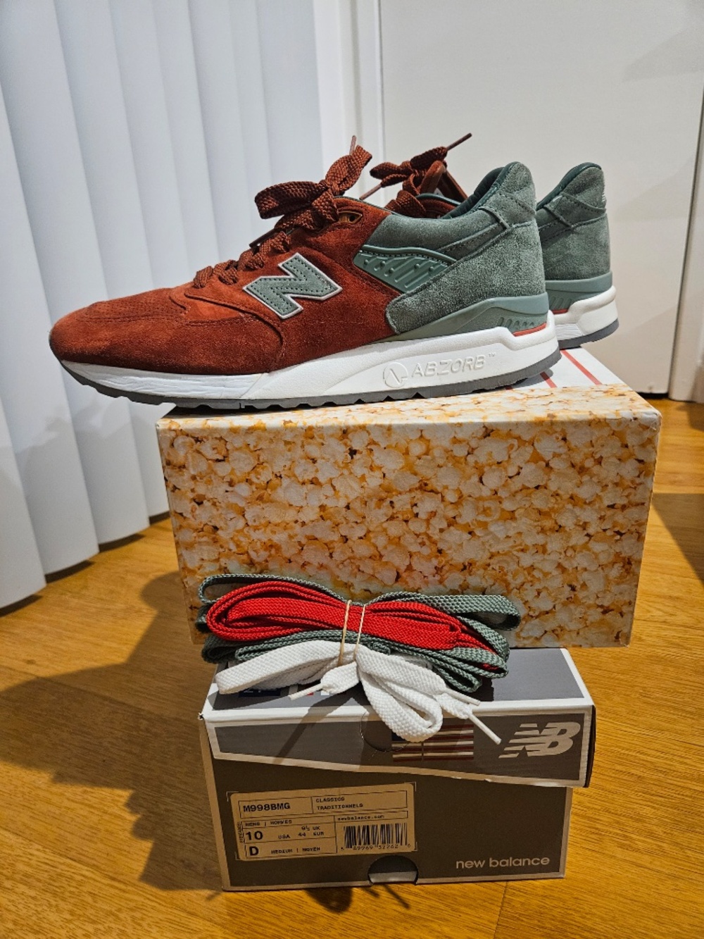 Concepts x New Balance 998 City Rivalry “Boston” Size 10